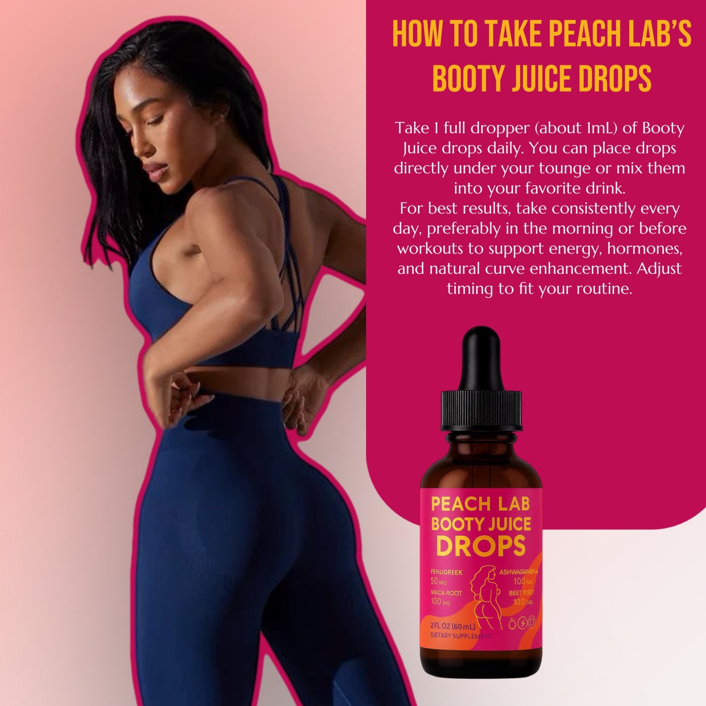 Peach Lab Booty Juice Drops