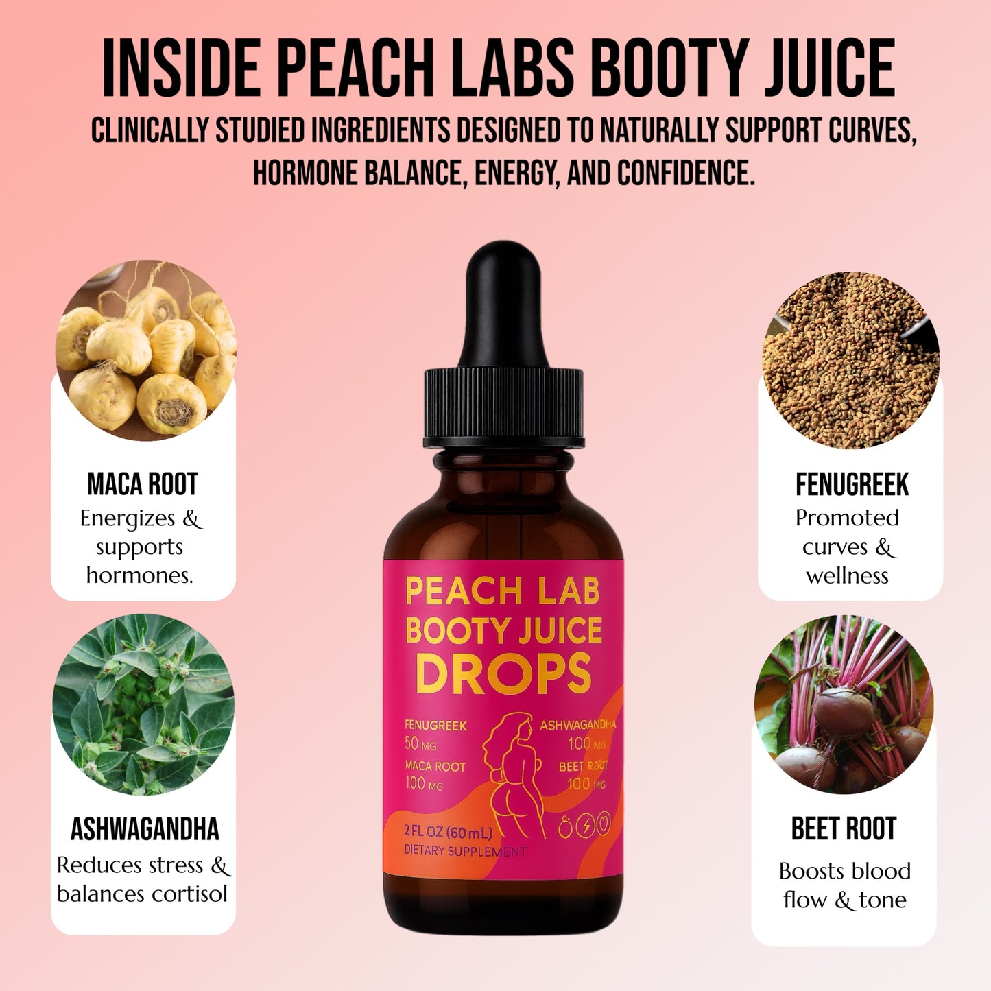 Peach Lab Booty Juice Drops